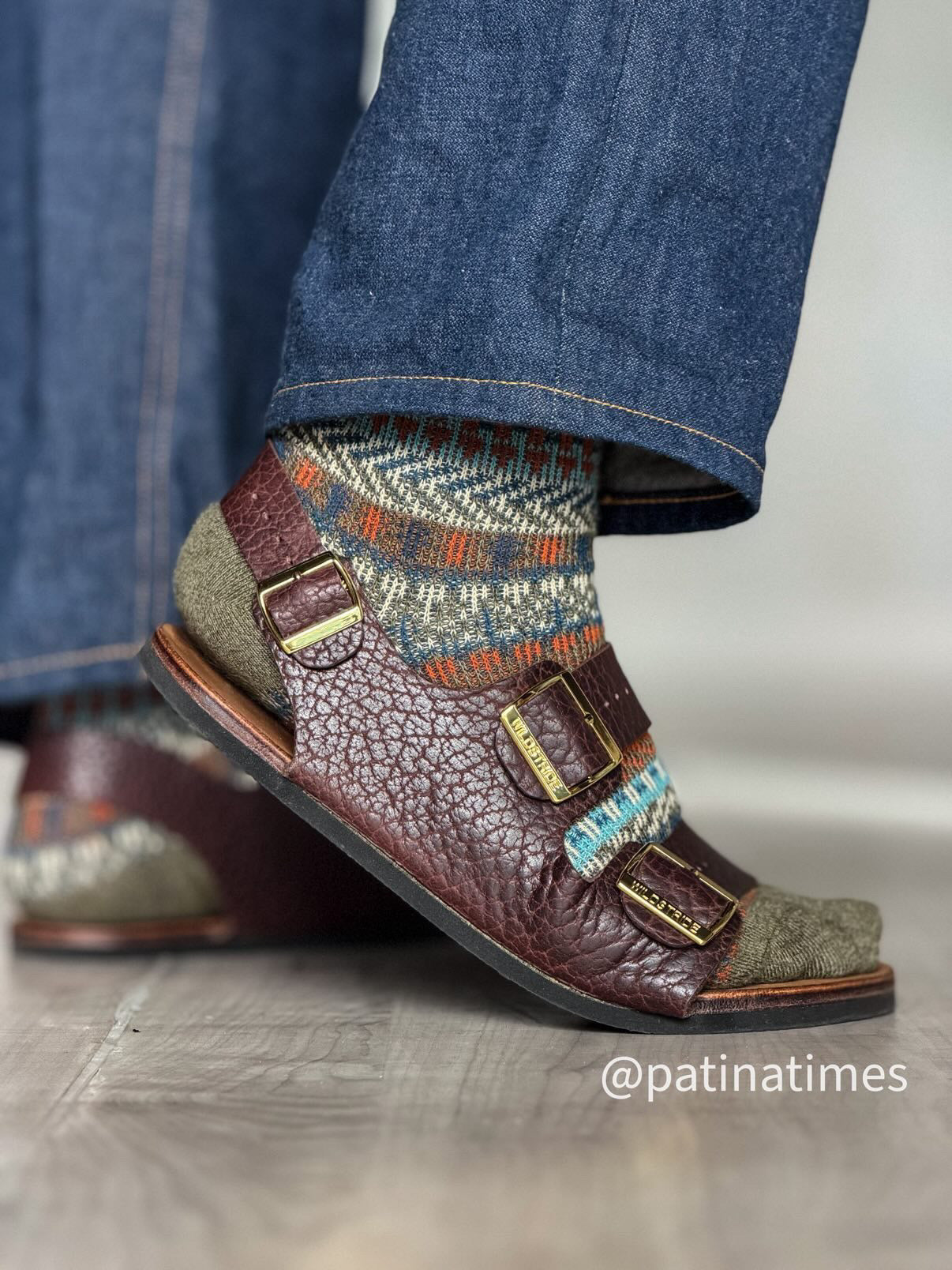 Long-Range American Bison Sandal